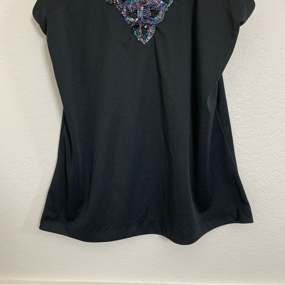 NWT Deadstock Teddi of California Sequin Cut Out Tank Cami 90s Y2K - Picture 14 of 16